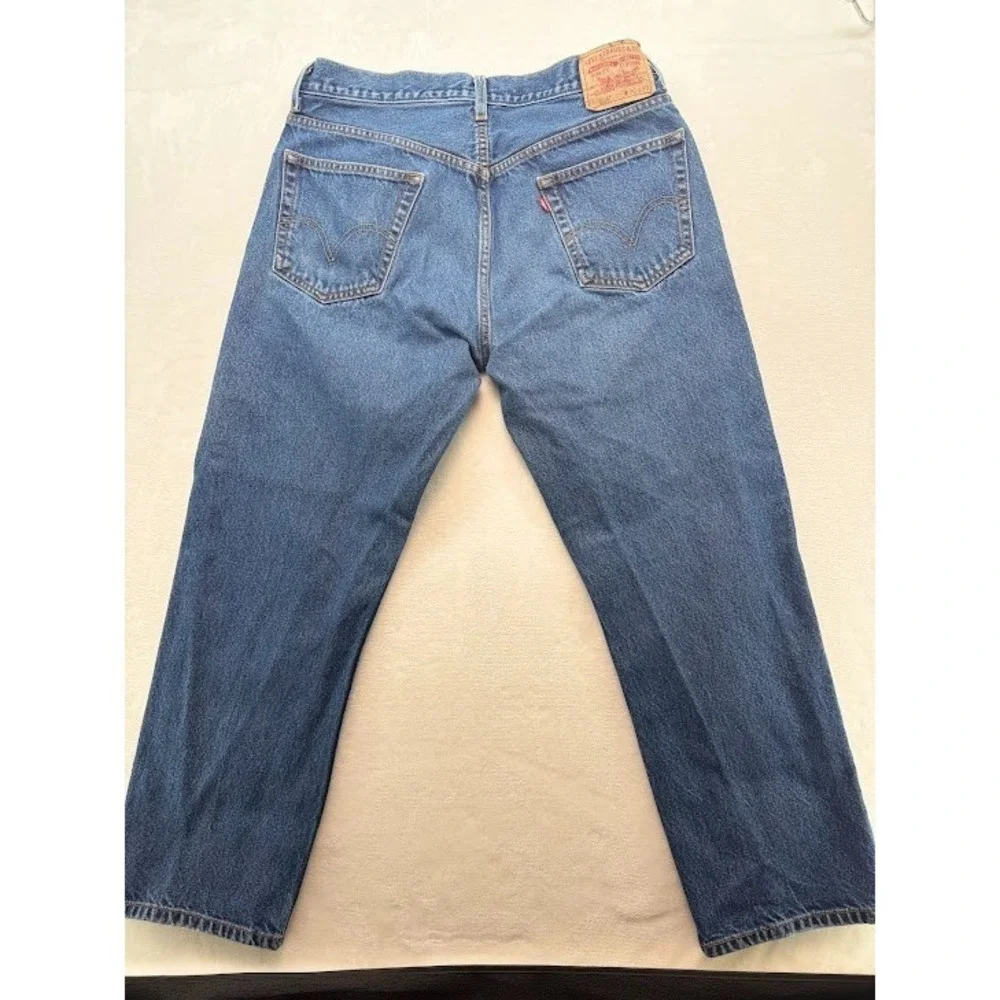 Levi's‎ Men 505 Regular Fit Jeans Size 36 x 30 Medium Wash